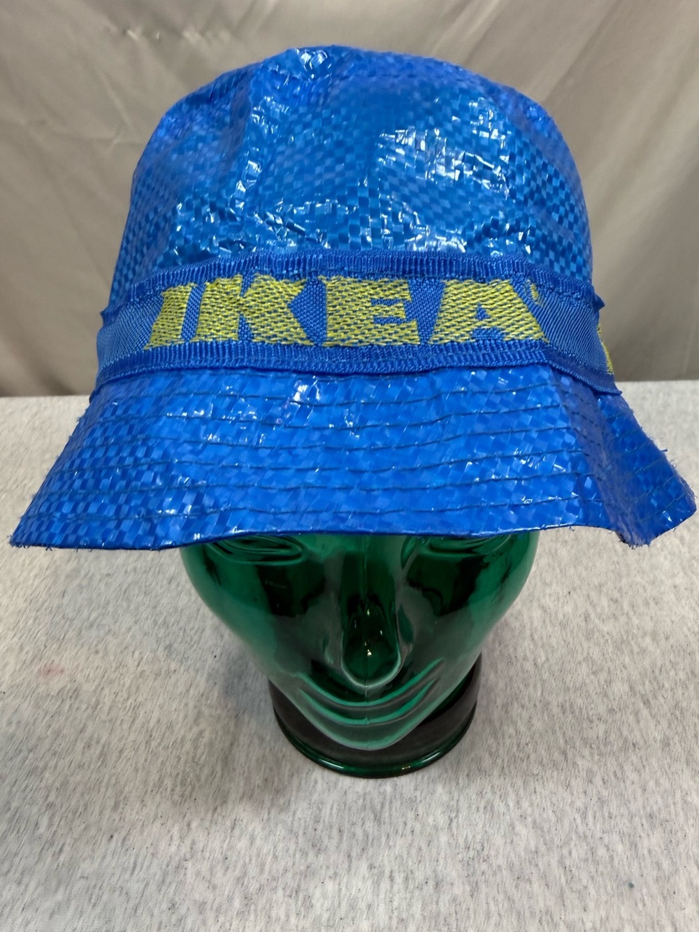 IKEA KNORVA Bucket Hat Blue/Yellow Logo - One Size